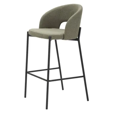 Stołek Barowy Helsinki Zielony Zestaw 2 szt 50 52 99 cm